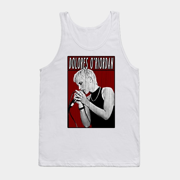 Retro Vintage Dolores O'Riordan Tank Top by Projectup